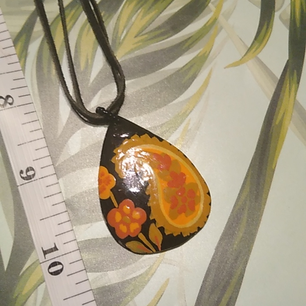 Hand painted Necklace